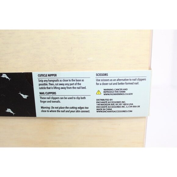 Tommy Bahama Manicure Nail Set Nail Care Fingernail, Toe Clipper, Scissors New - Picture 7 of 9